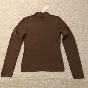 Baltic Born high neck knit top. Size medium. NWT